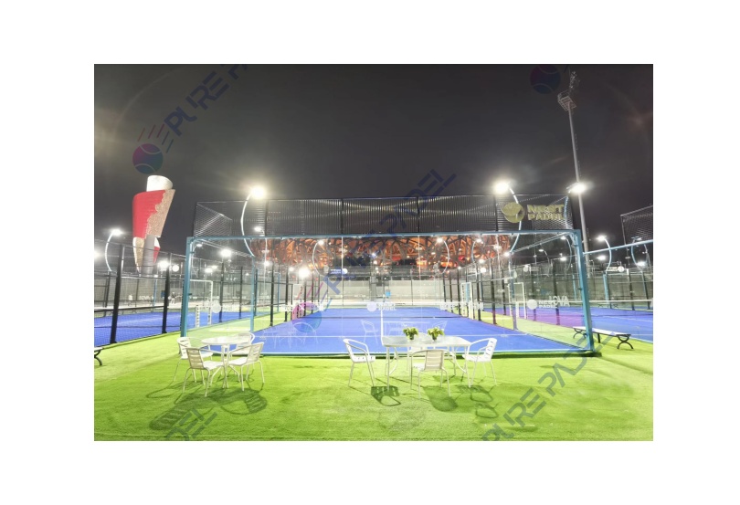 Panoramic padel court