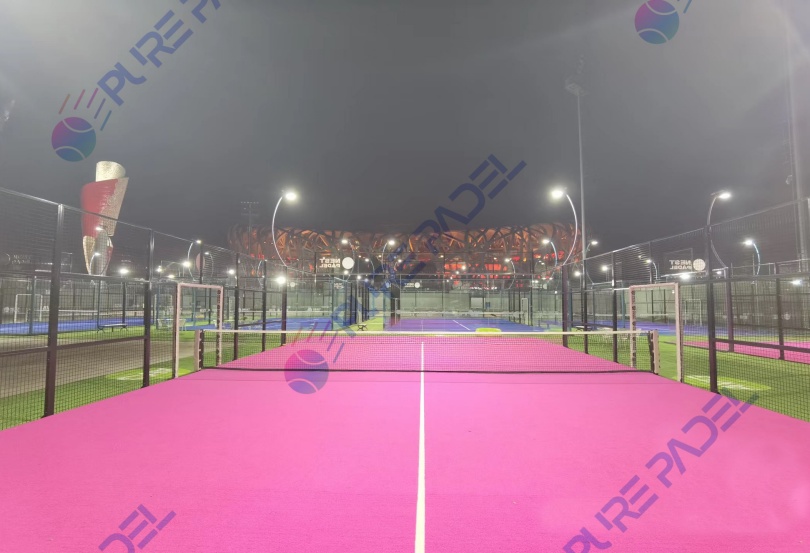 Panoramic padel court(nest pink)